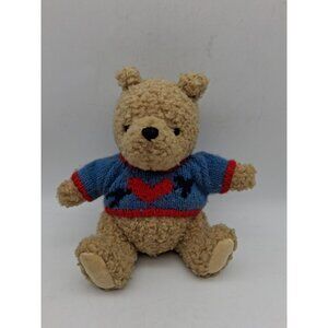 Gund Winnie The Pooh 1998 CLASSIC POOH #7939 RARE Heart Sweater HTF